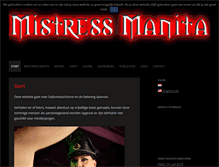 Tablet Screenshot of mrs-manita.com